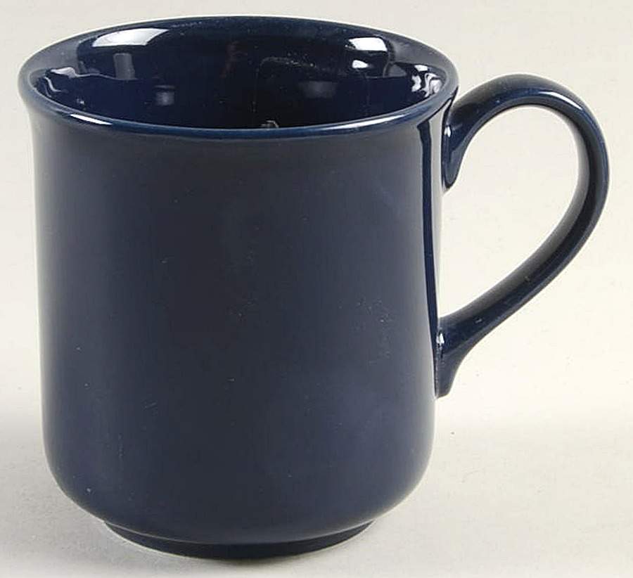 Blue Linen Mug by Staffordshire-1
