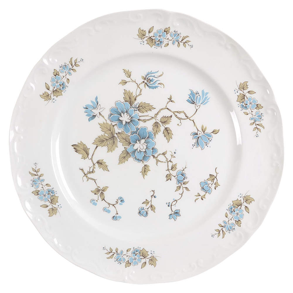 Blossomtime Blue Dinner Plate by Staffordshire-1