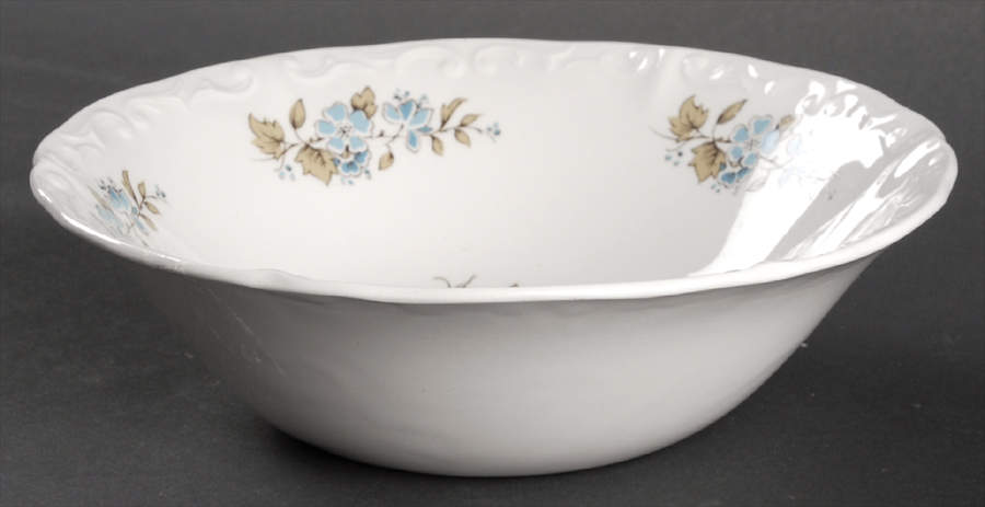 Blossomtime Blue Coupe Cereal Bowl by Staffordshire-1