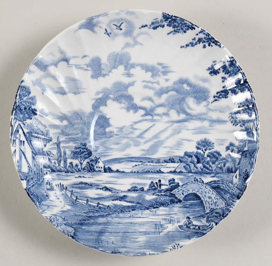 Bluebrook Saucer by Staffordshire-1
