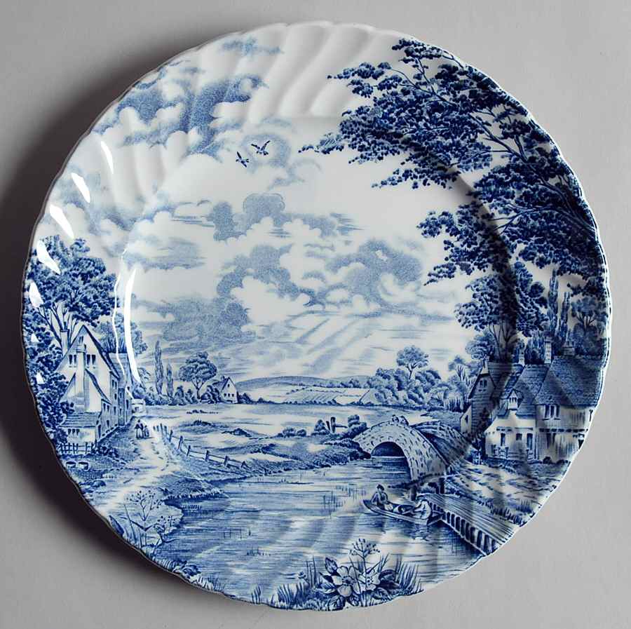 Bluebrook Salad Plate by Staffordshire-1