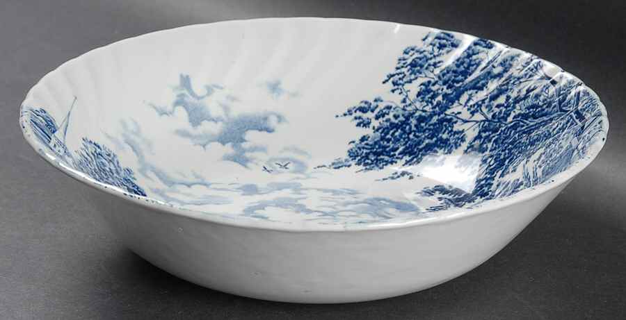 Bluebrook 8" Round Vegetable Bowl by Staffordshire-1
