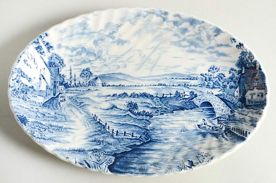 Bluebrook Relish/Gravy Underplate by Staffordshire-1