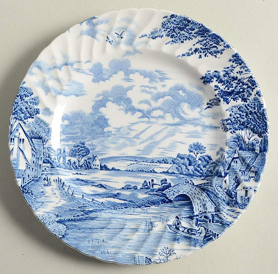 Bluebrook Bread & Butter Plate by Staffordshire-1