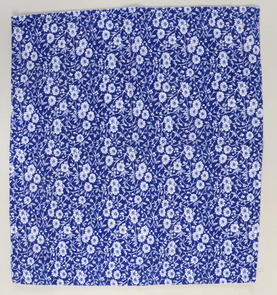 Calico Blue (Burleigh Stamp) Cloth Napkin by Staffordshire-1