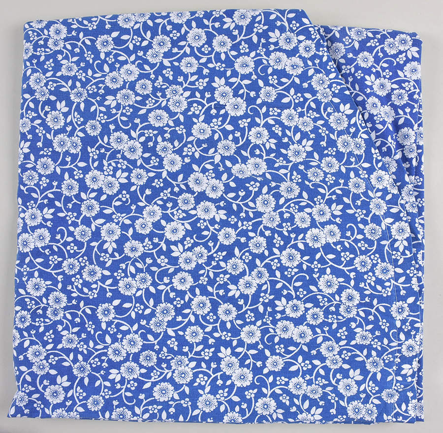 Calico Blue (Burleigh Stamp) 60" Round Tablecloth by Staffordshire-1