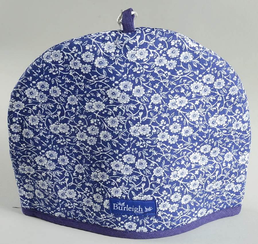 Calico Blue (Burleigh Stamp) Cloth Tea Cosy by Staffordshire-1