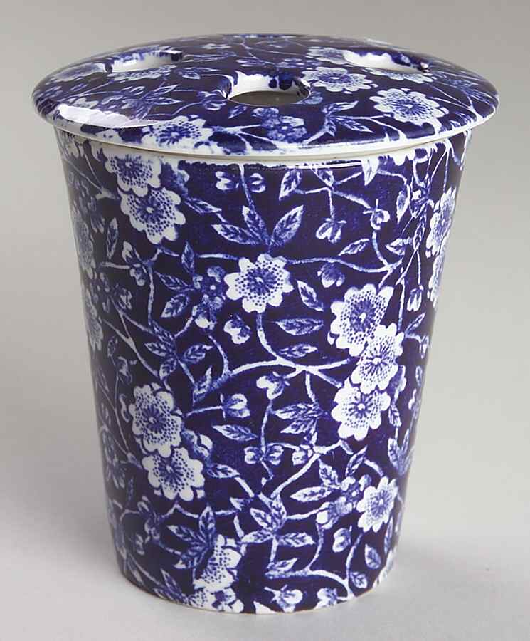 Calico Blue (Burleigh Stamp) 2 Piece Toothbrush Holder by Staffordshire-1