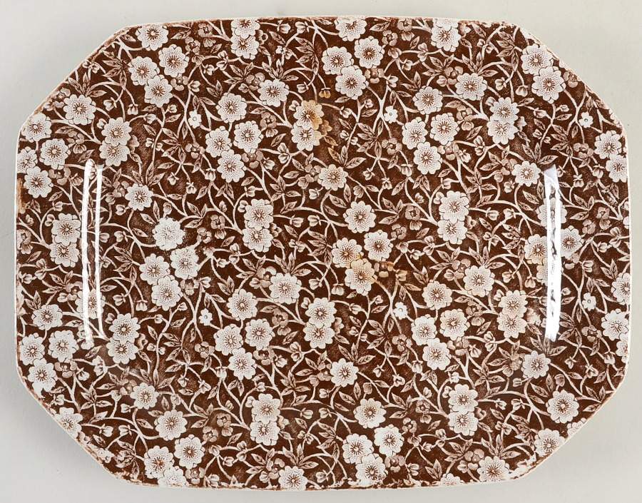 Calico Brown Bread Tray by Staffordshire-1