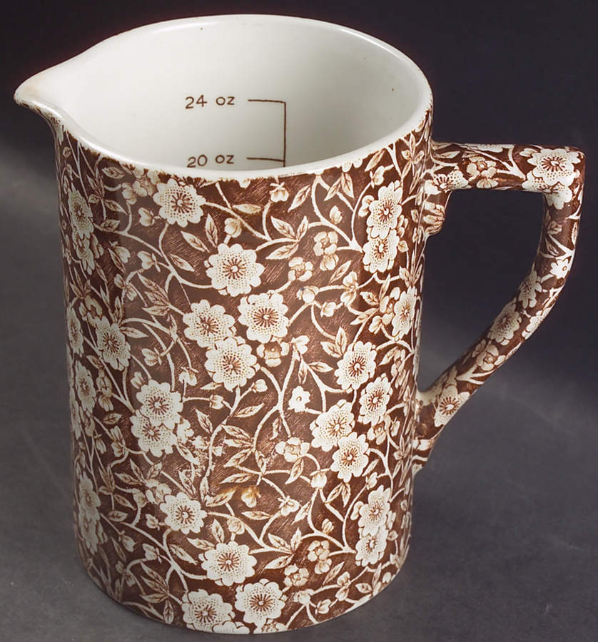 Calico Brown Measuring Cup by Staffordshire-1