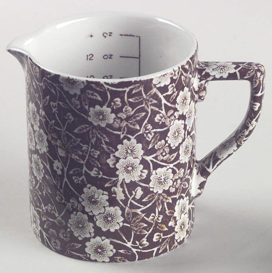 Calico Brown Measuring Cup by Staffordshire-1
