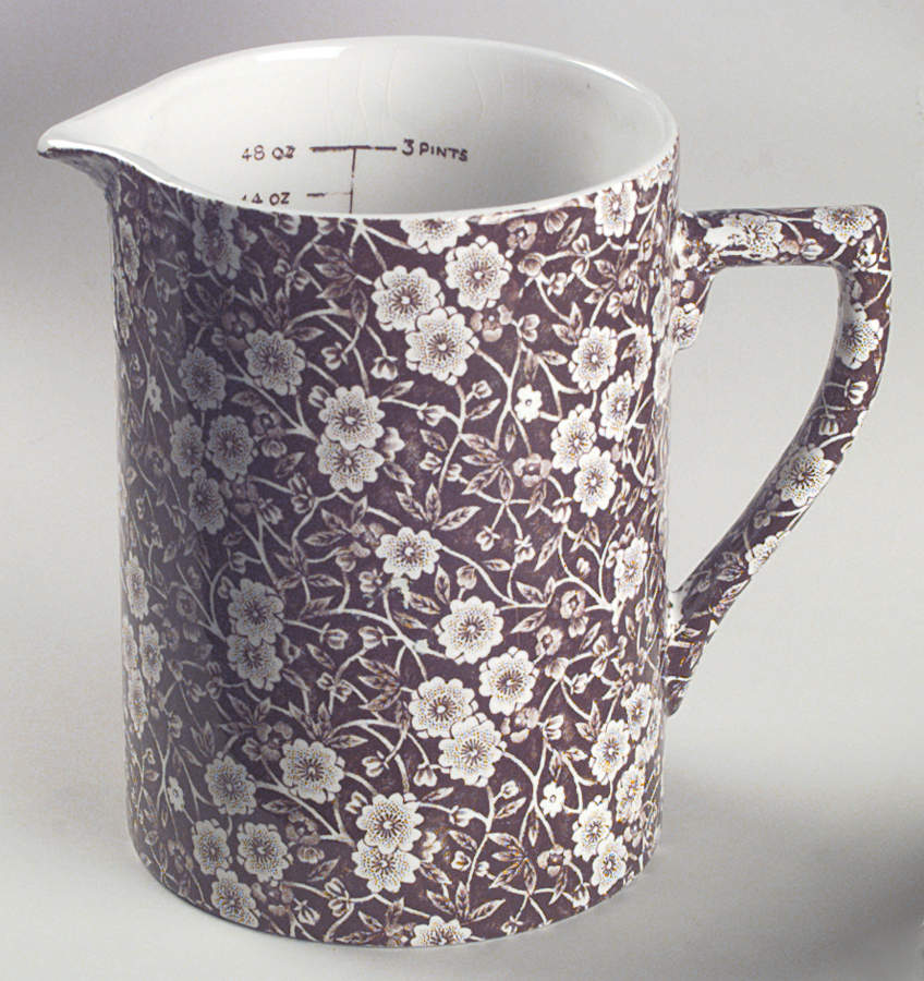 Calico Brown Measuring Cup by Staffordshire-1