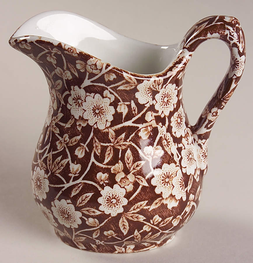 Calico Brown Mini Creamer by Staffordshire-1
