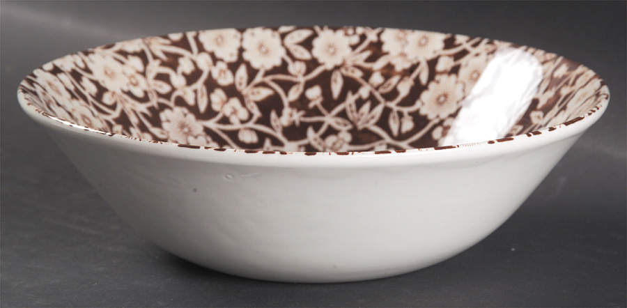 Calico Brown Coupe Cereal Bowl by Staffordshire-1