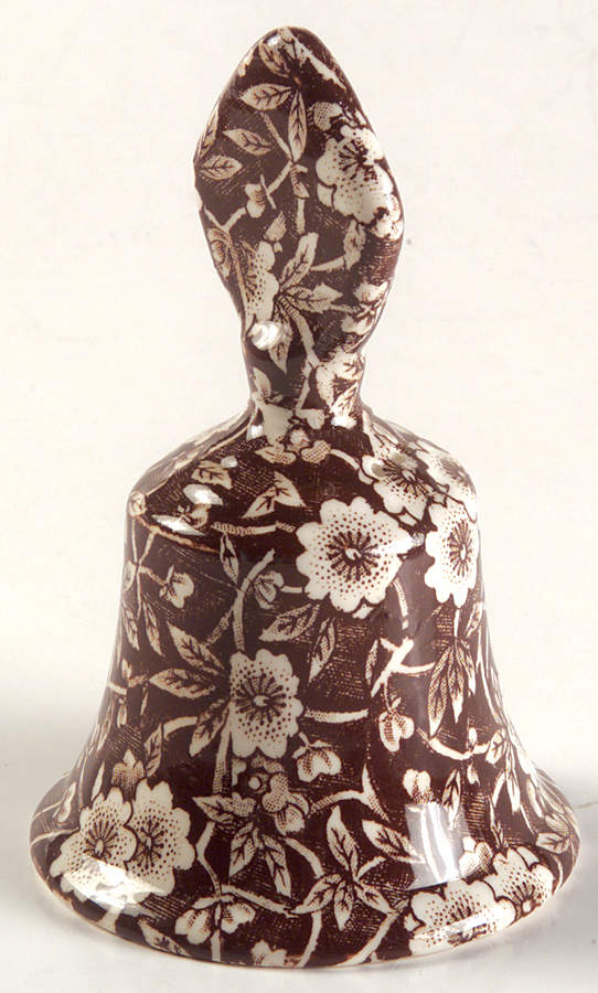 Calico Brown Bell by Staffordshire-1