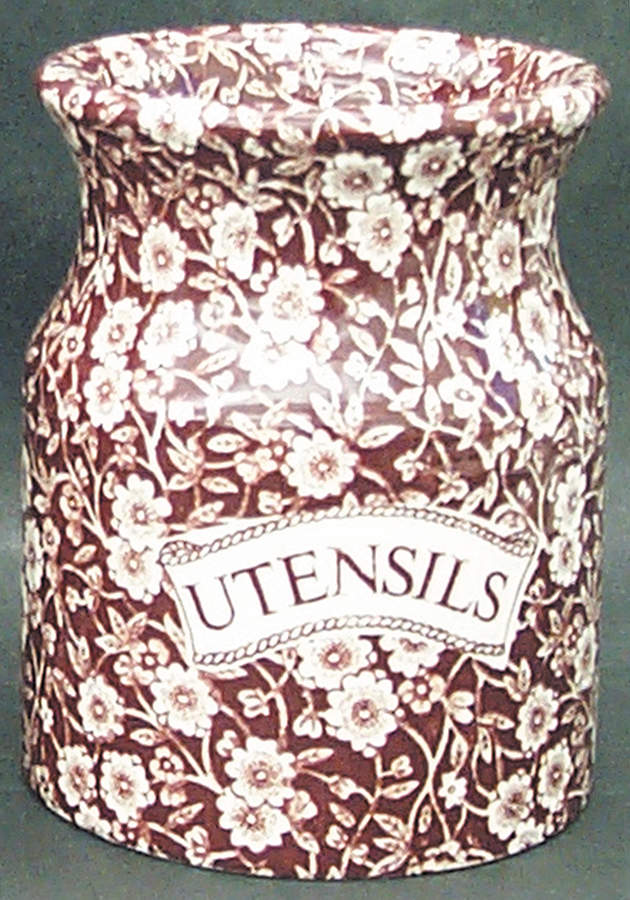 Calico Brown Utensil Holder by Staffordshire-1