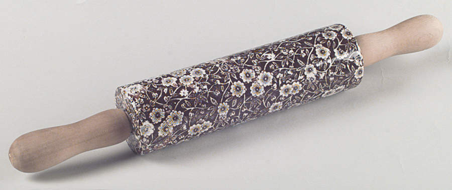 Calico Brown Rolling Pin by Staffordshire-1