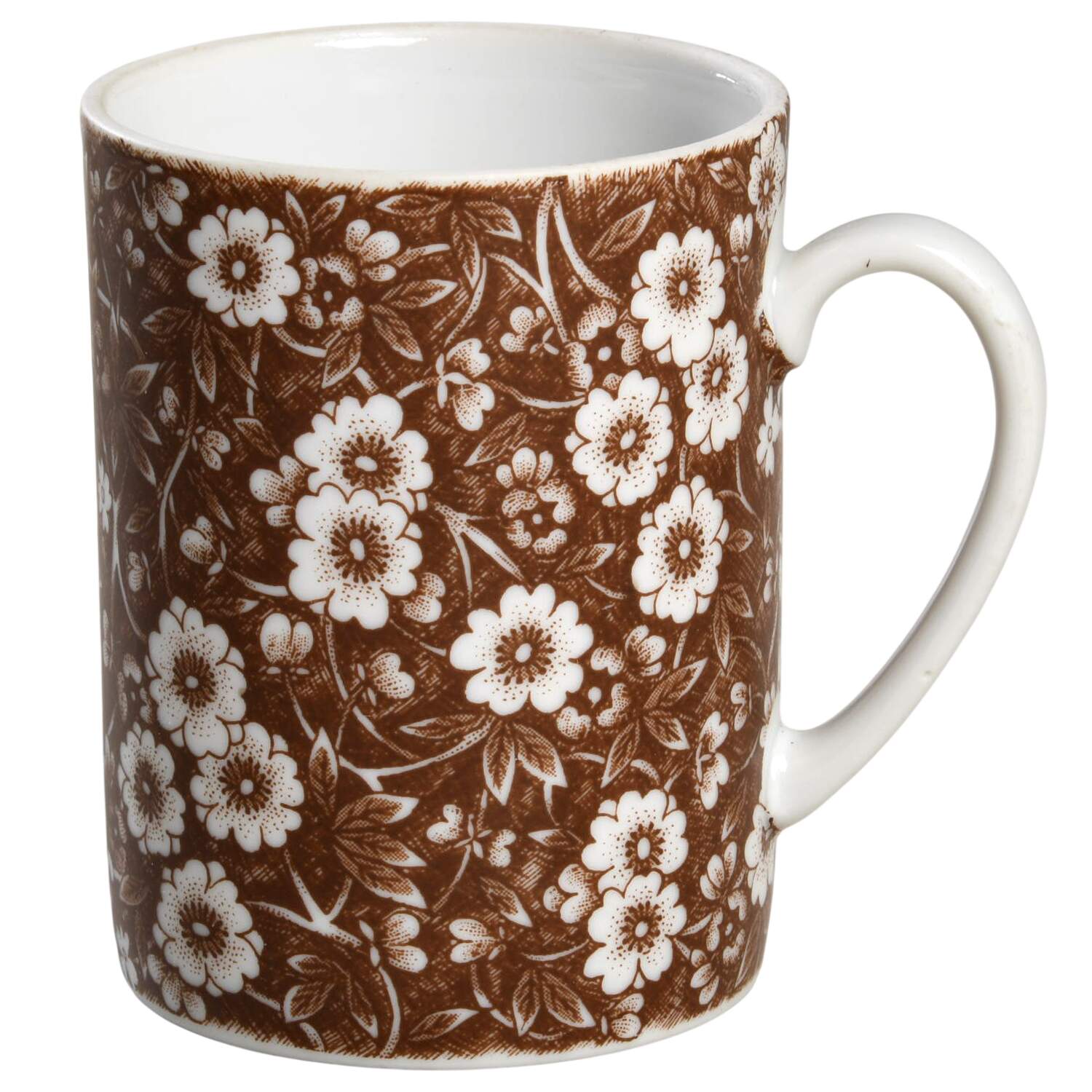 Calico Brown Mug by Staffordshire-1