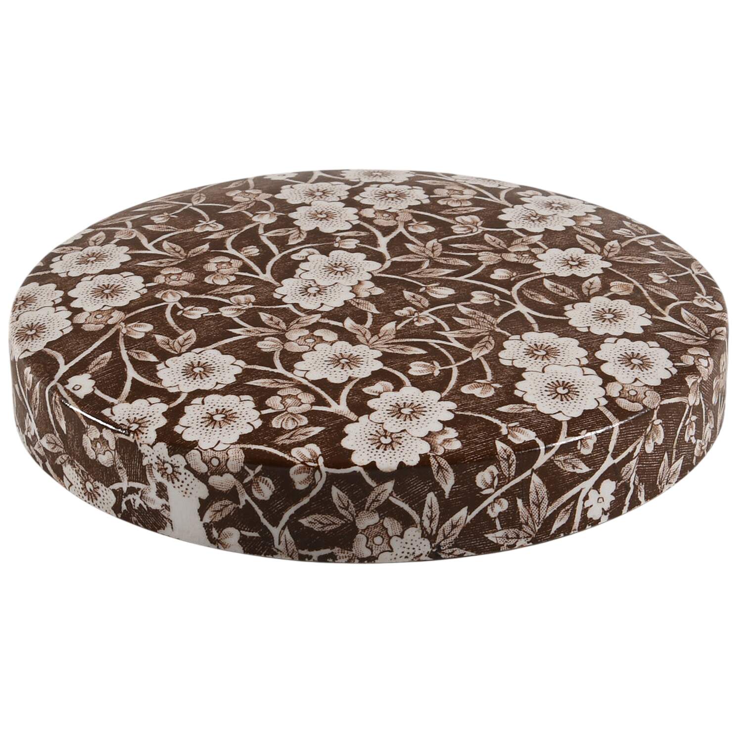 Calico Brown Lid for 6" Storage Jar by Staffordshire-1