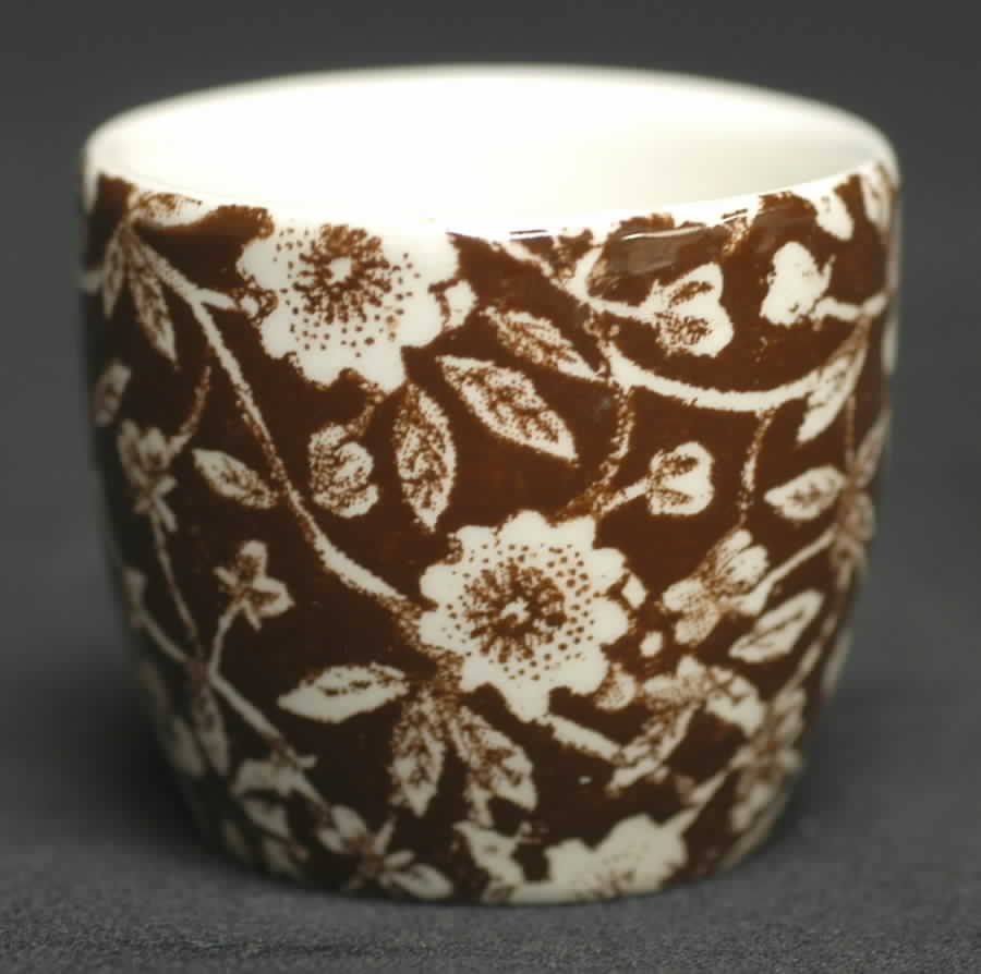 Calico Brown Single Egg Cup by Staffordshire-1