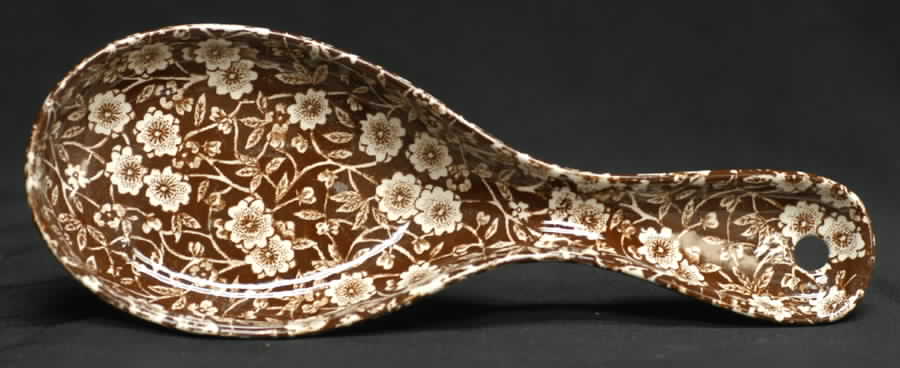 Calico Brown Spoon Stacking Spoon Holder Caddy by Staffordshire-1