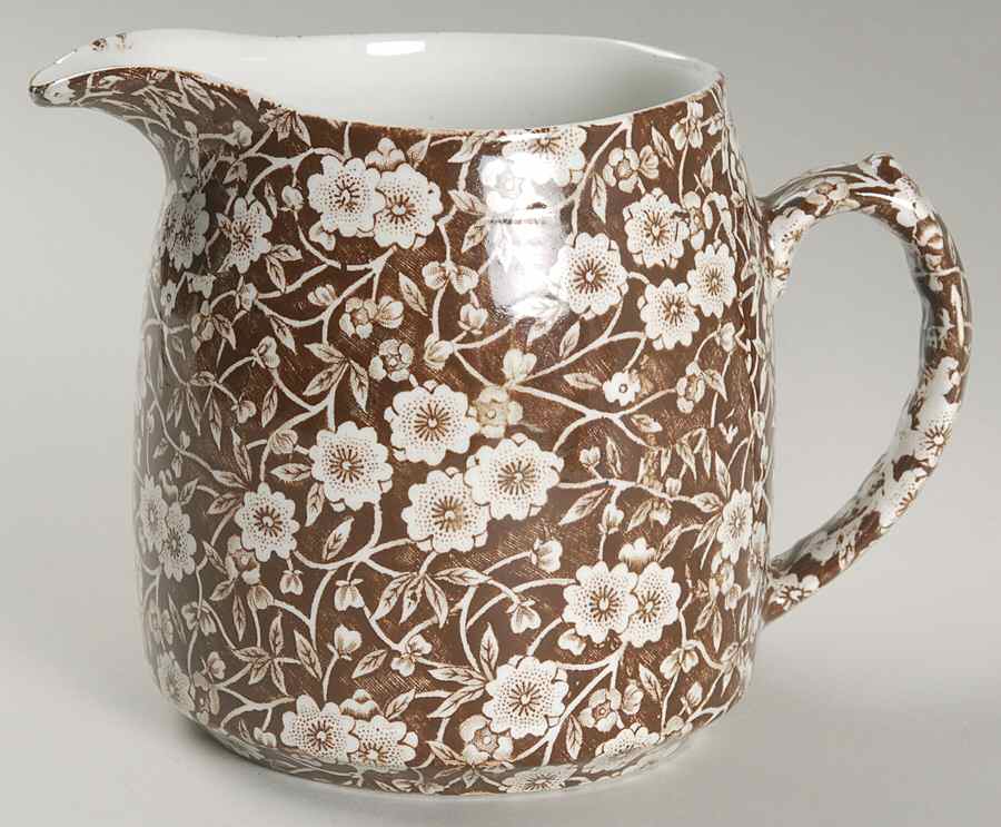 Calico Brown Small Dutch Jug by Staffordshire-1