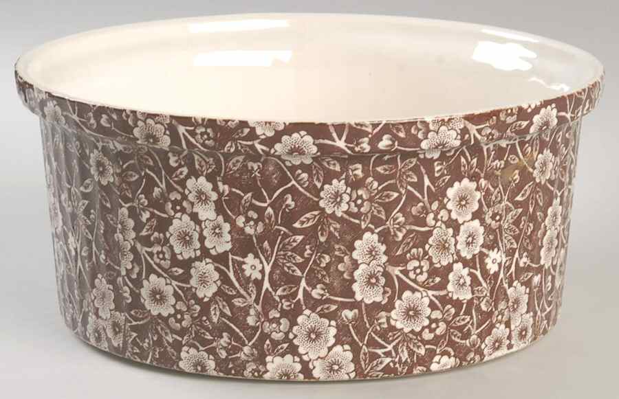 Calico Brown 7" Souffle by Staffordshire-1