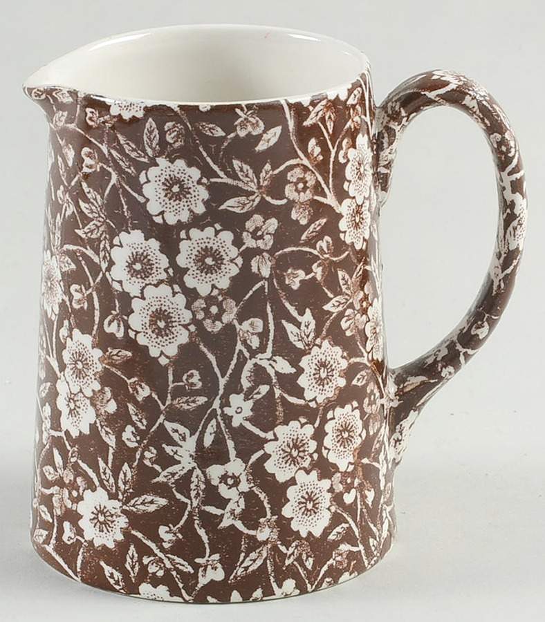 Calico Brown Small Tankard Jug by Staffordshire-1