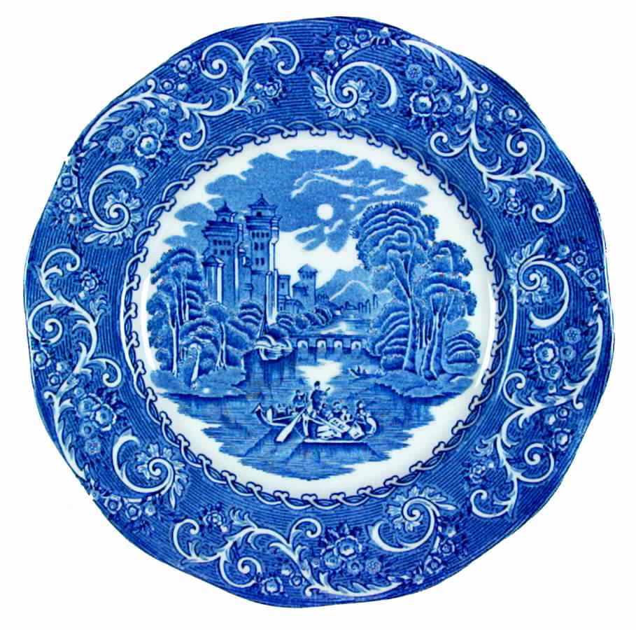 Canterbury Blue Dinner Plate by Staffordshire-1