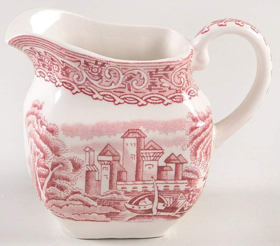 Canterbury Red Mini Creamer by Staffordshire-1
