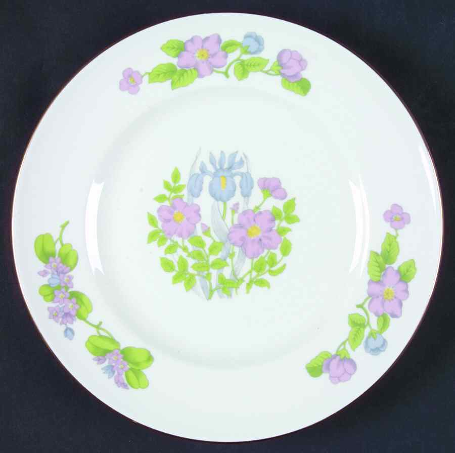 Country Garden Salad Plate by Staffordshire-1