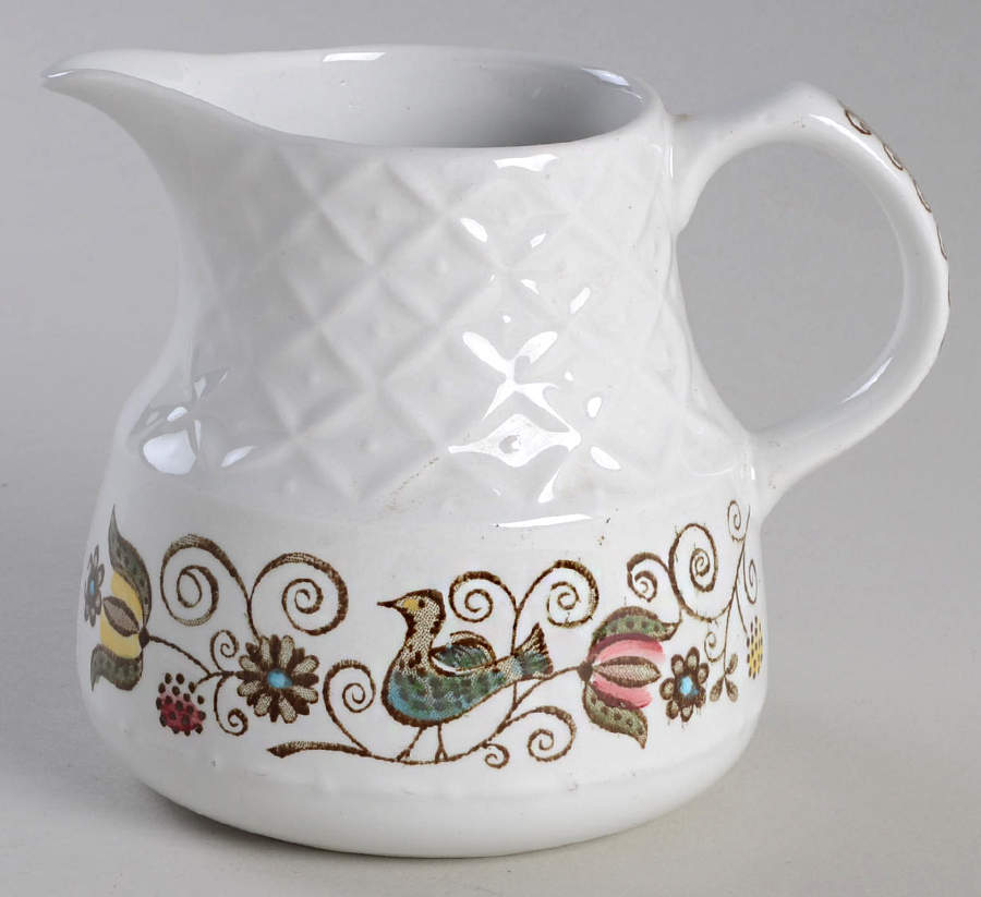 English Partridge Creamer by Staffordshire-1