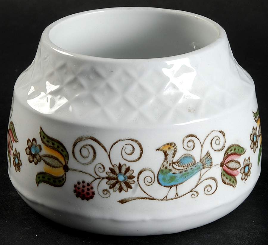 English Partridge Sugar Bowl No Lid by Staffordshire-1