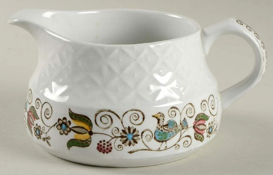 English Partridge Gravy Boat by Staffordshire-1