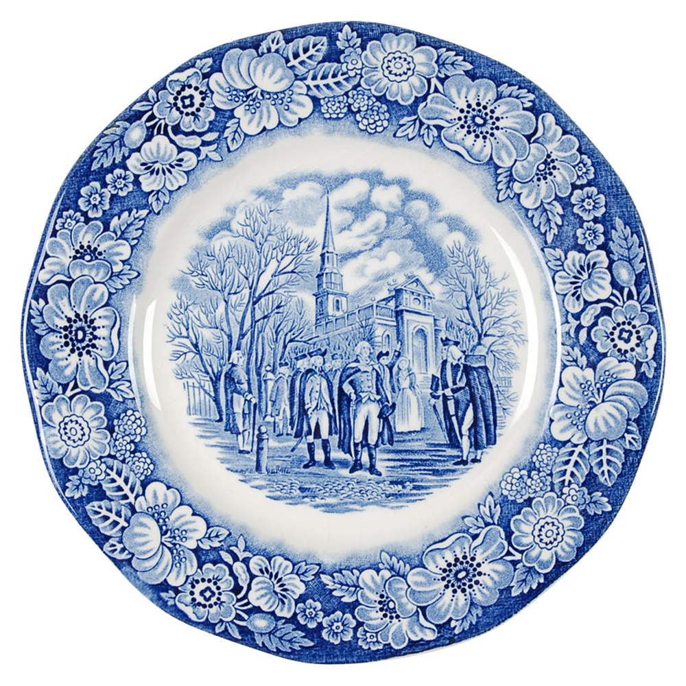 Liberty Blue Salad Plate by Staffordshire-1