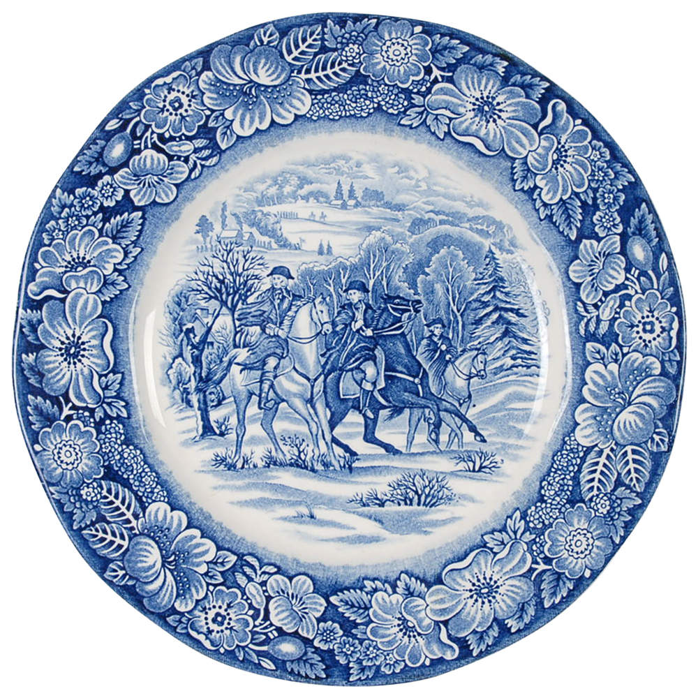 Liberty Blue Luncheon Plate by Staffordshire-1