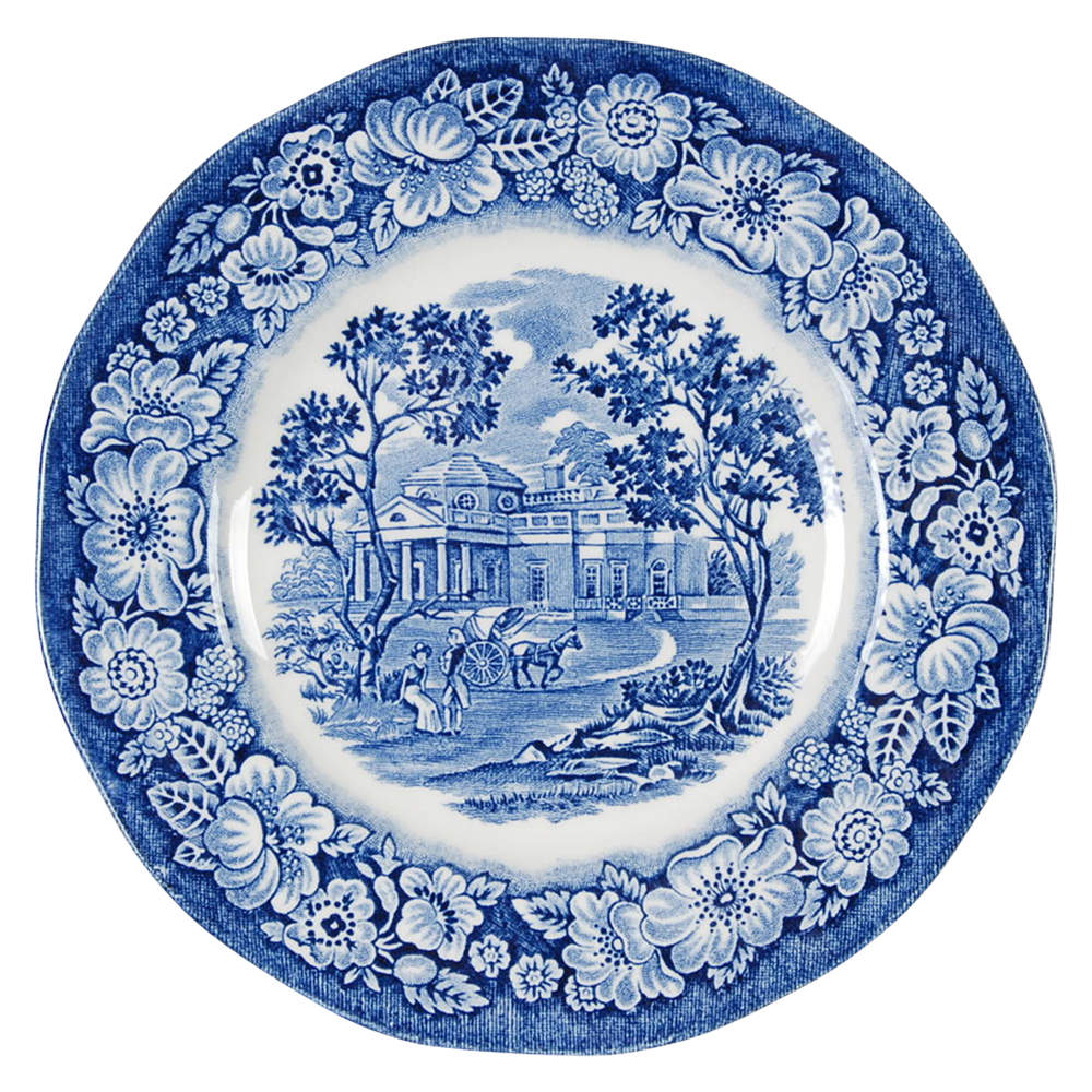 Liberty Blue Bread & Butter Plate by Staffordshire-1