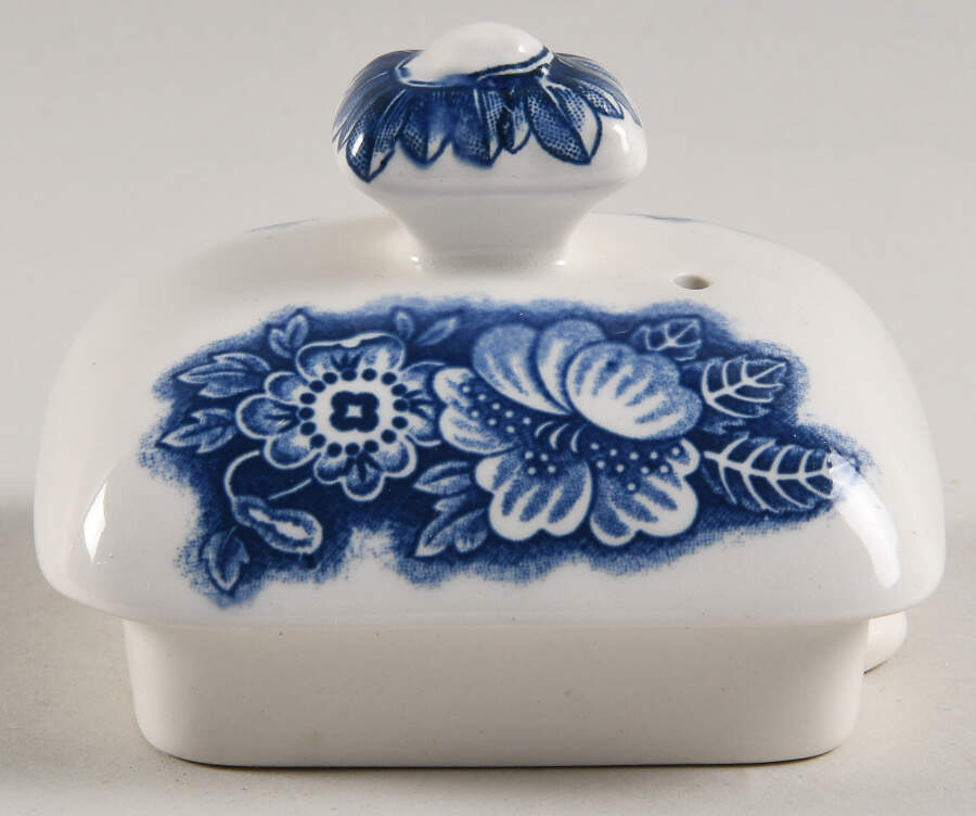 Liberty Blue Lid for Teapot by Staffordshire-1