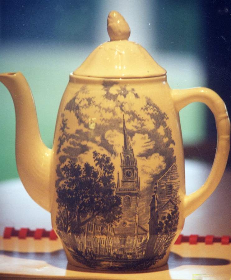 Liberty Blue Coffee Pot & Lid by Staffordshire-1