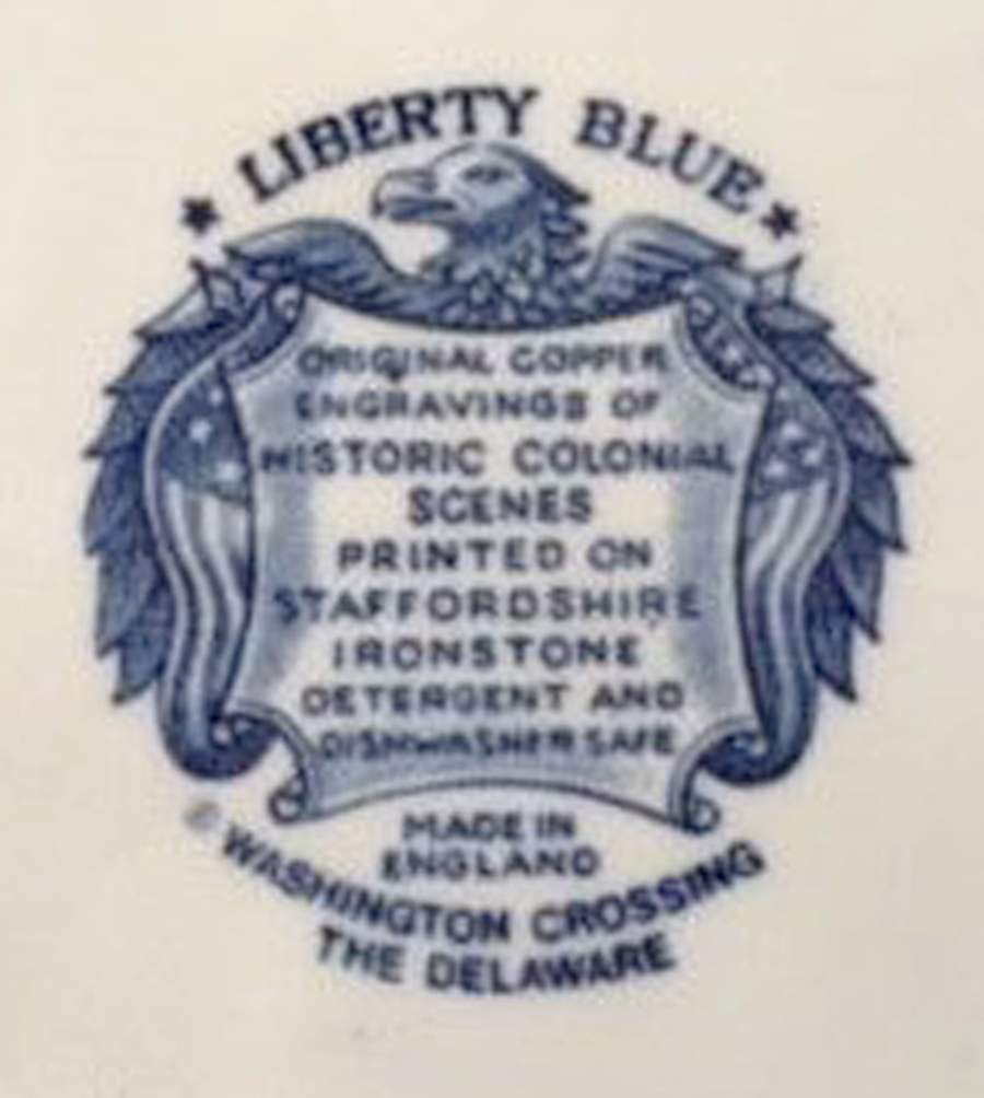 Liberty Blue Dinner Plate by Staffordshire-1