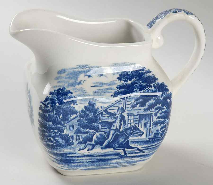 Liberty Blue Creamer by Staffordshire-1