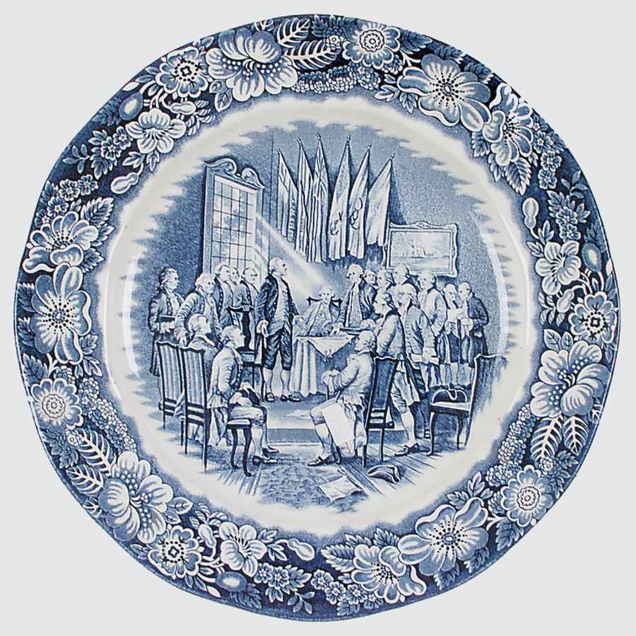 Liberty Blue Dinner Plate by Staffordshire-1