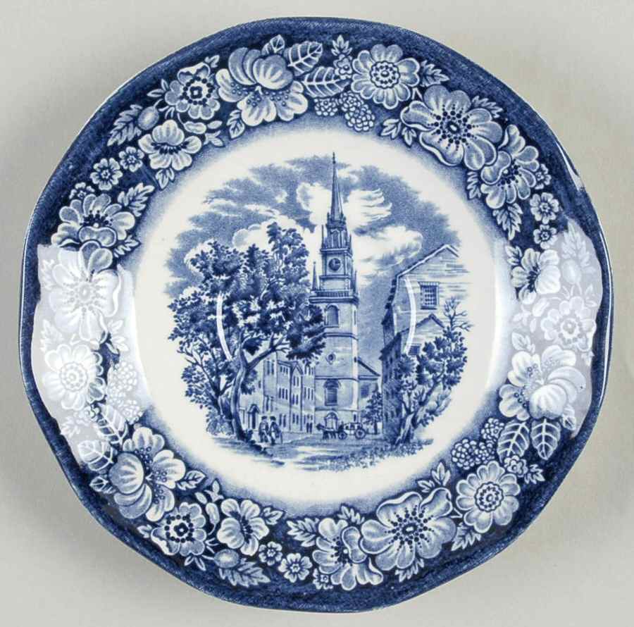 Liberty Blue Saucer by Staffordshire-1