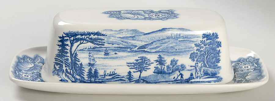 Liberty Blue 1/4 Lb Covered Butter by Staffordshire-1