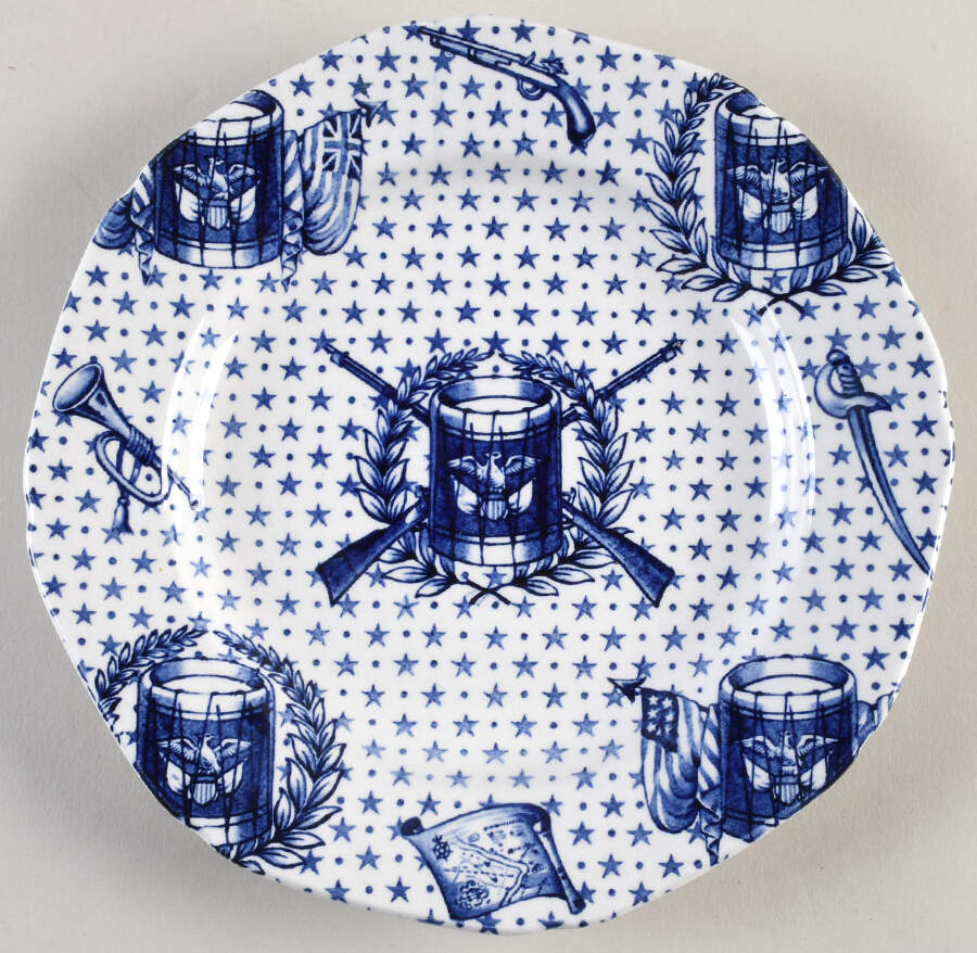 Liberty Drums Salad Plate by Staffordshire-1