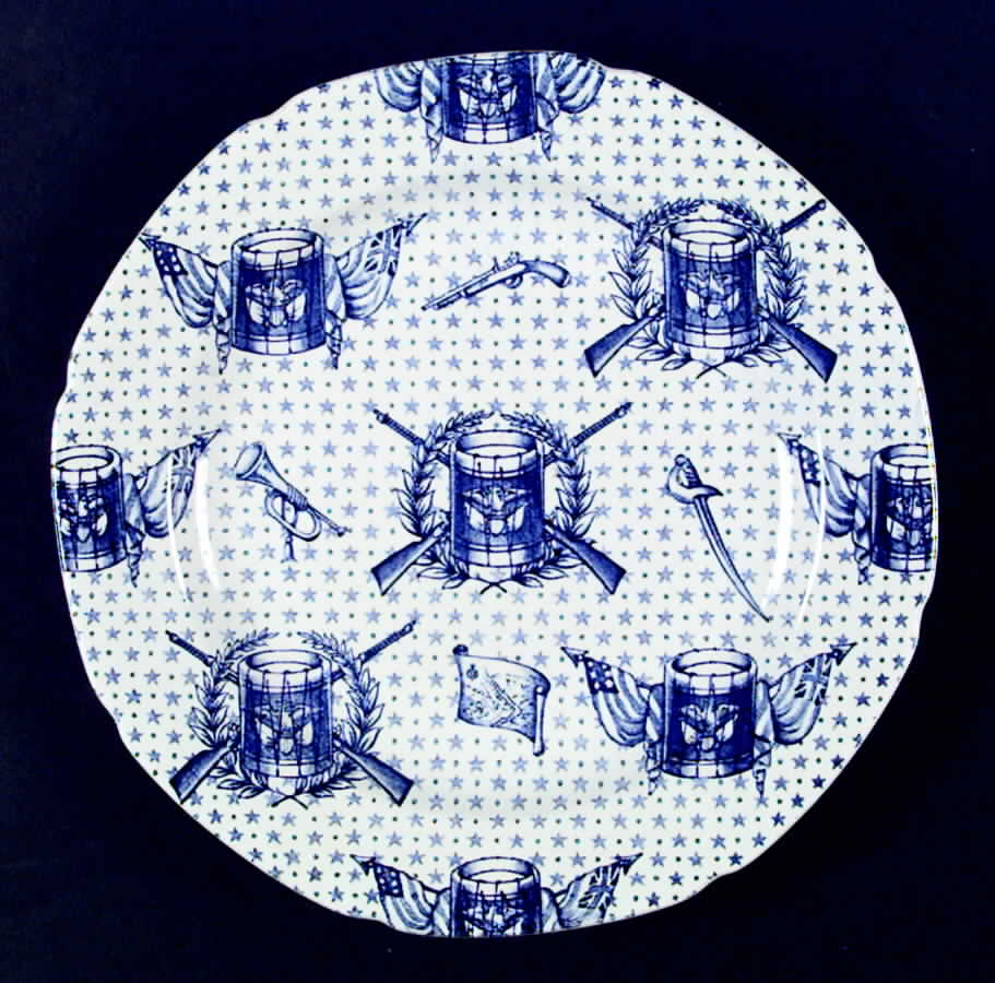 Liberty Drums Dinner Plate by Staffordshire-1