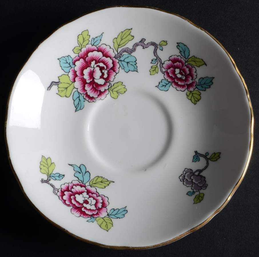 Mandarin Saucer by Staffordshire-1