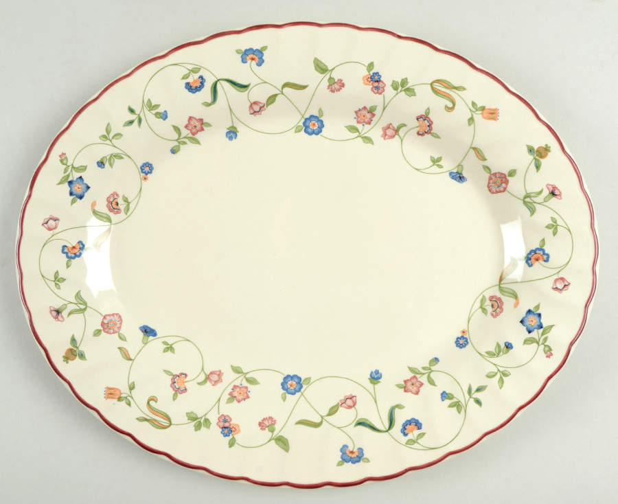 Oakwood 12" Oval Serving Platter by Staffordshire-1