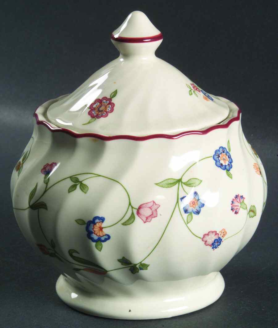 Oakwood Sugar Bowl & Lid by Staffordshire-1