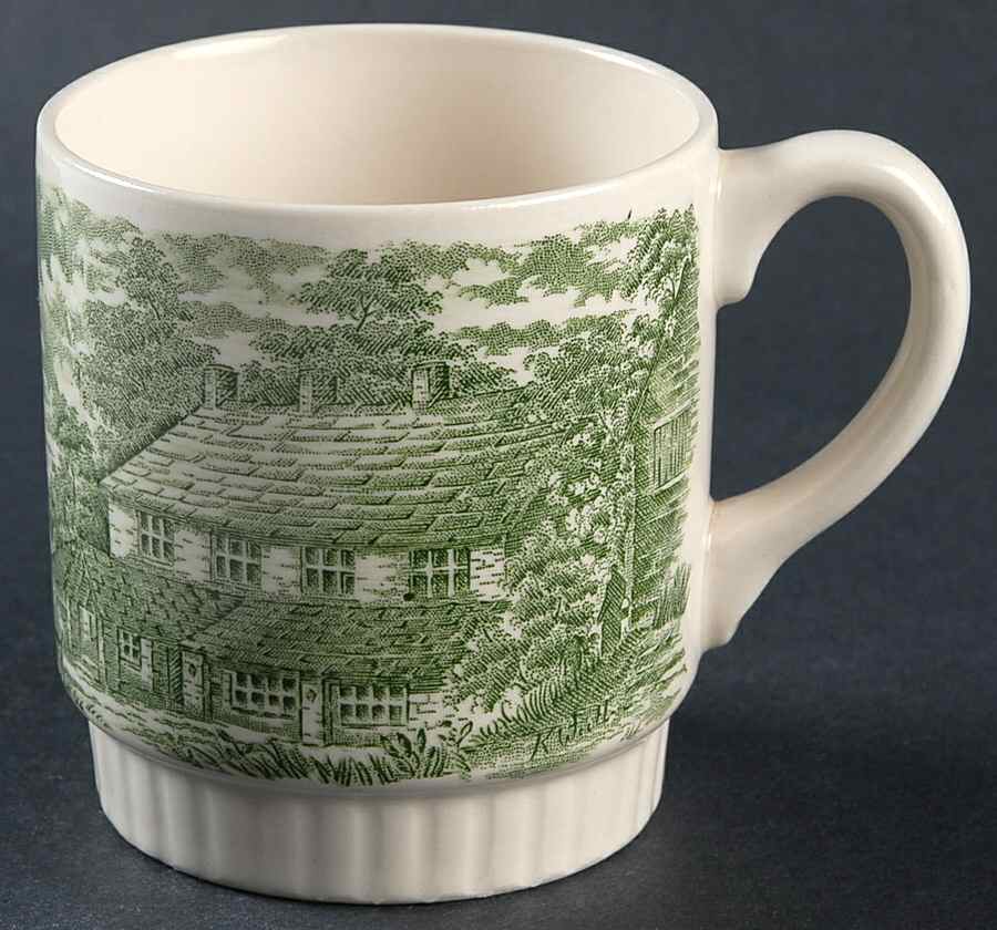 Old Inns Series Green Mug by Staffordshire-1